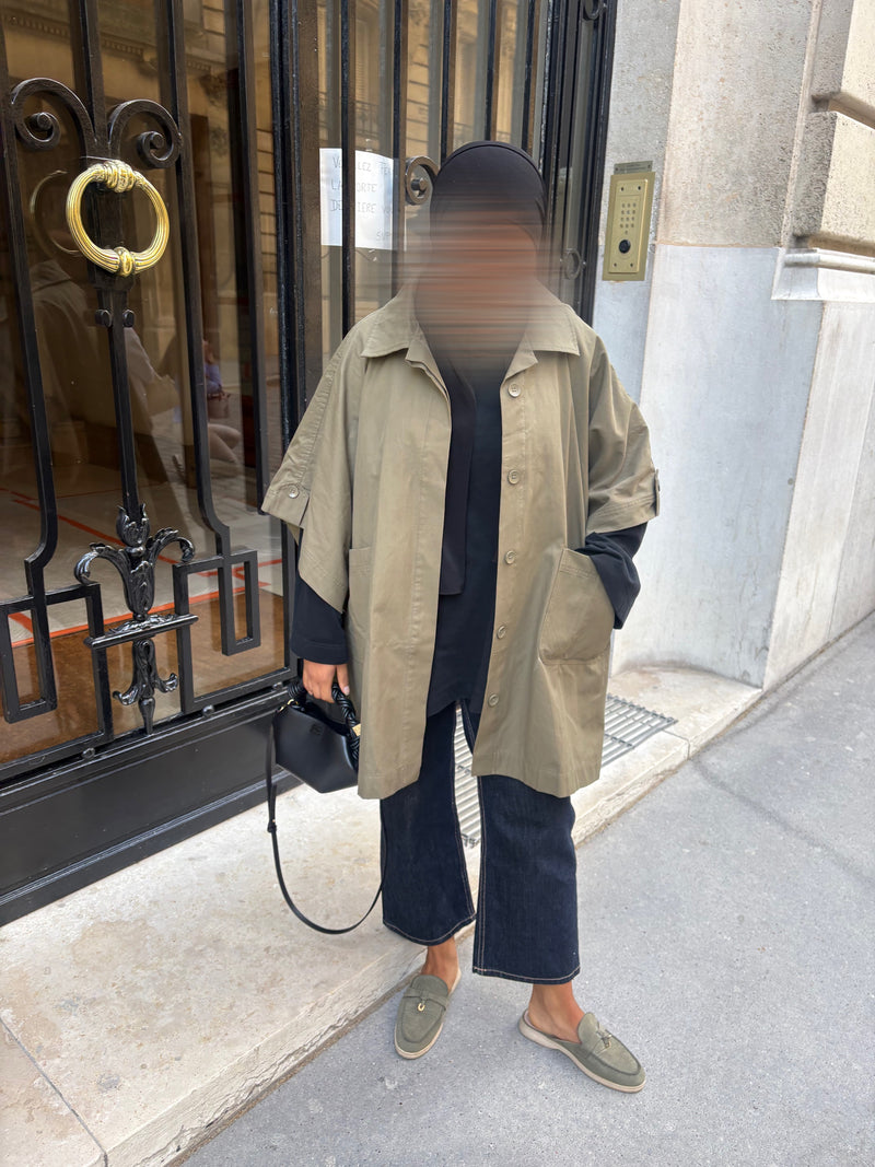 TRENCH OVERSIZE - KAKI