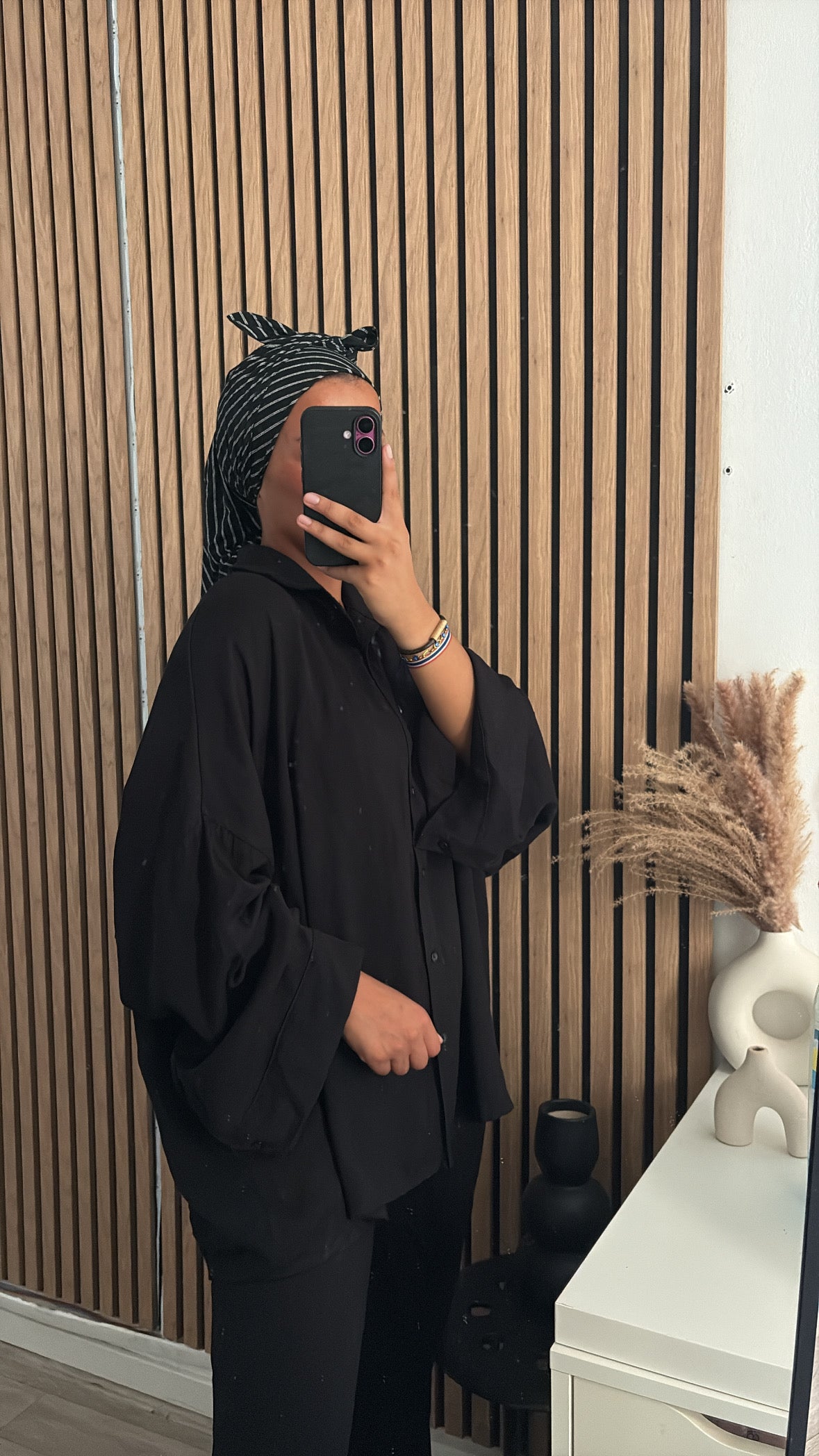ENSEMBLE EFFET LIN - NOIR